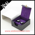 Black Purple Cufflink Cufflinks Boxes